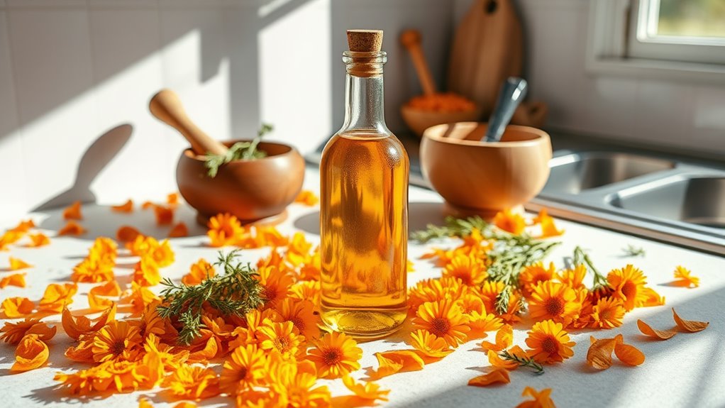 My Herbal Oil Routine Changed After Discovering This calendula oil recipe