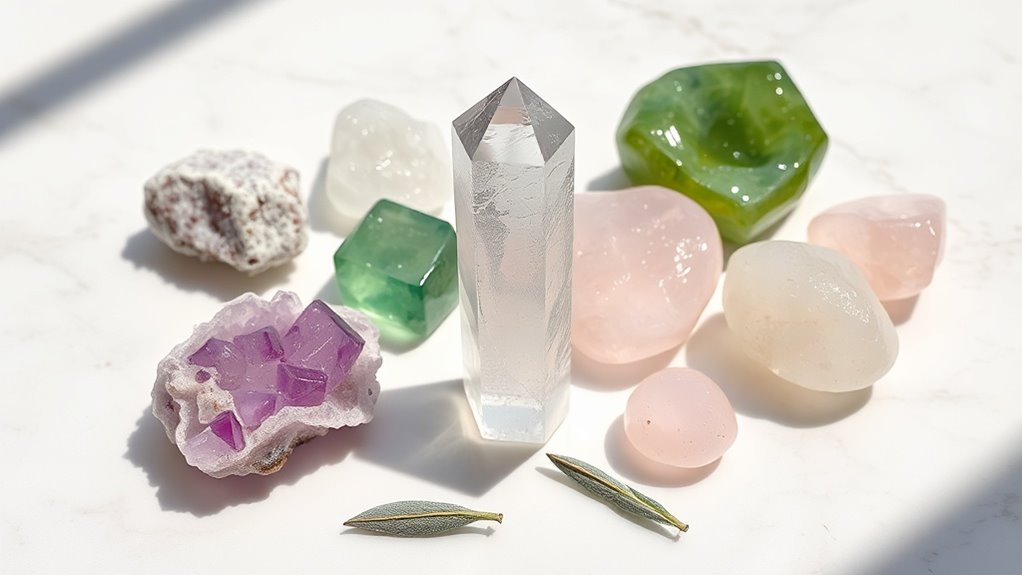 Simple Crystal Arrangements for Positive Energy
